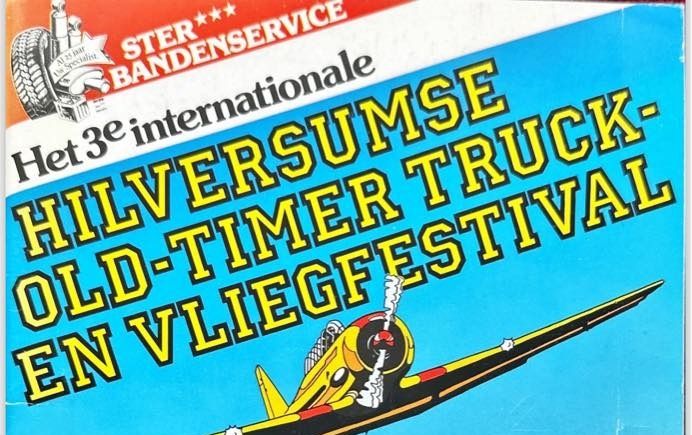 poster-old-timer-truck-en-vliegfestival-1984